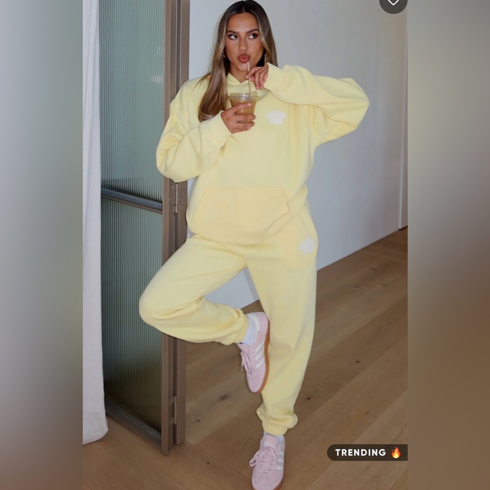 White Fox Boutique Yellow Sweatpants